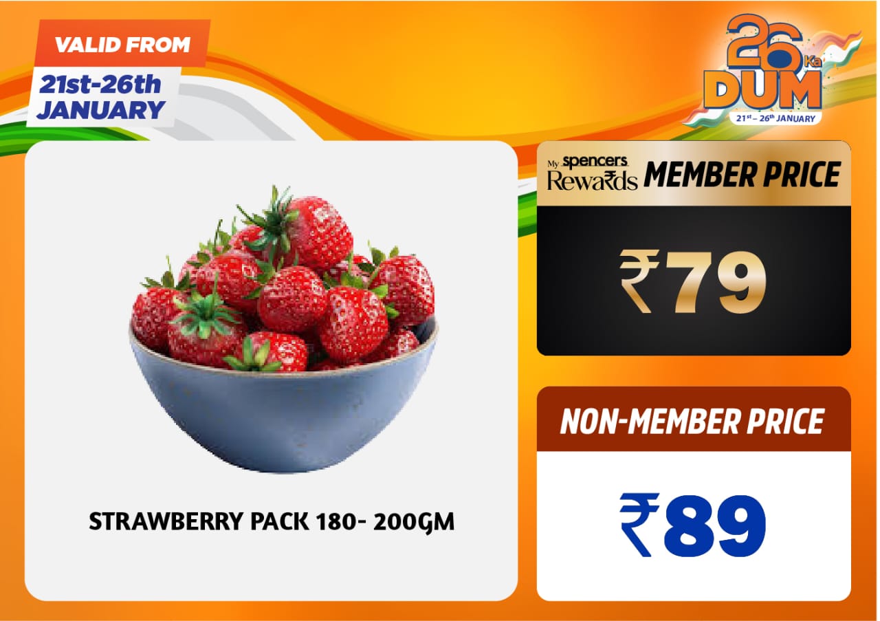 Spencers Promotional Banner — Strawberry